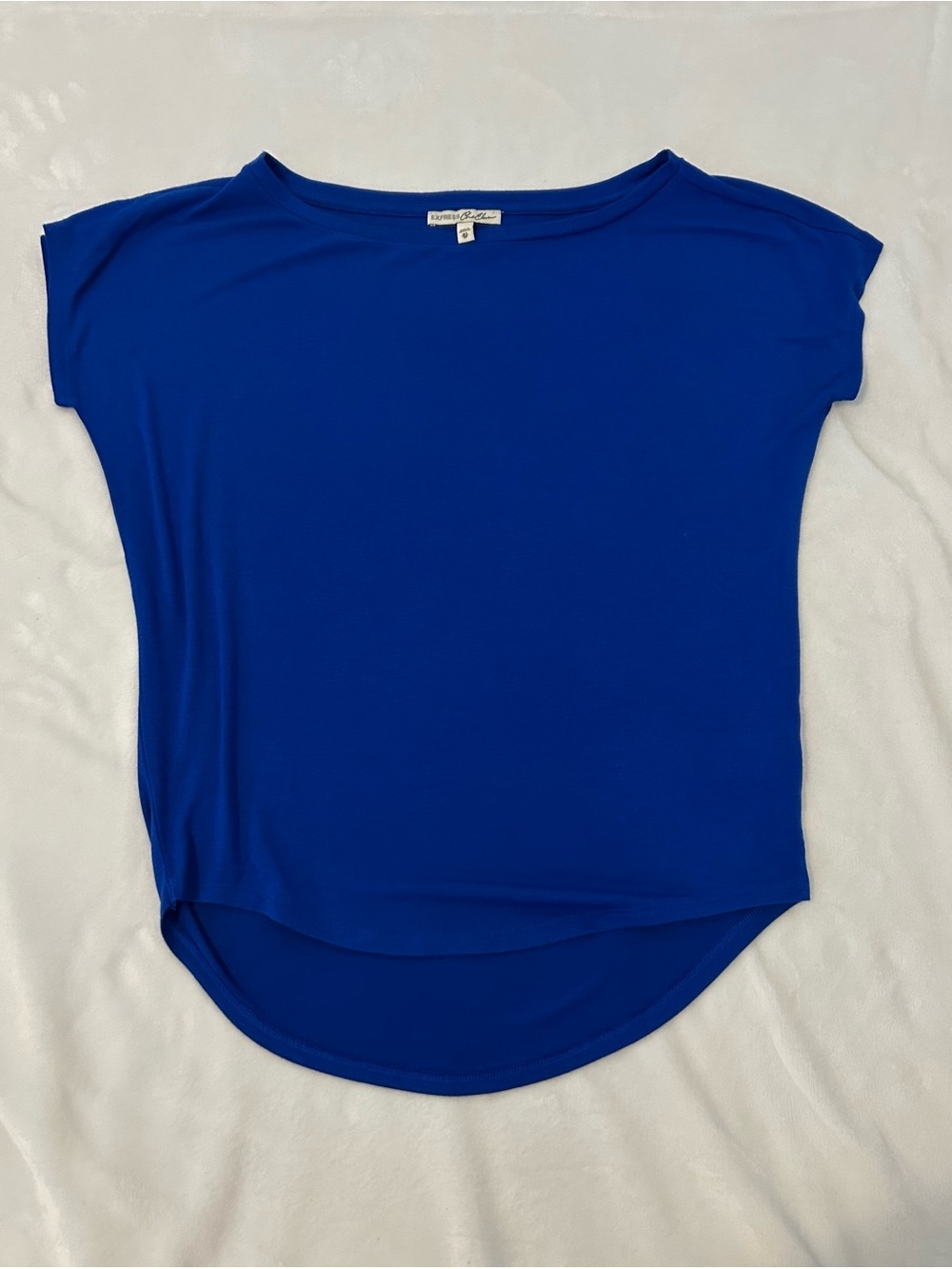 Express Royal Blue Dolman Sleeve Tee